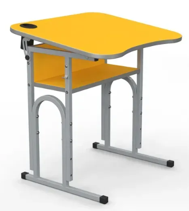 Стіл учнівський 05 №4-6/600х500 рег.нахил МФ Вересень